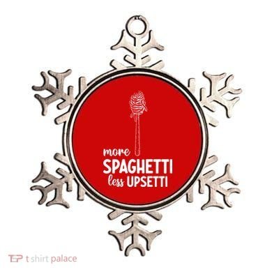 More Spaghetti Less Upsetti Ornament