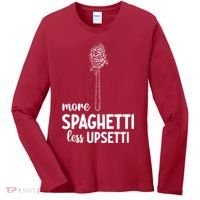 More Spaghetti Less Upsetti Women's Long Sleeve Shirt thumb 0