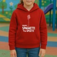 More Spaghetti Less Upsetti Kids Hoodie thumb 3