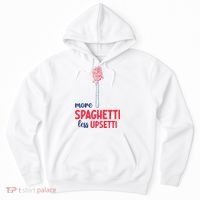 More Spaghetti Less Upsetti Funny Food Meme Hoodie thumb 0