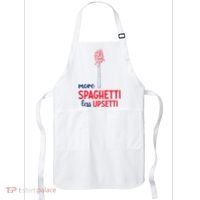 More Spaghetti Less Upsetti Funny Food Meme Apron thumb 0