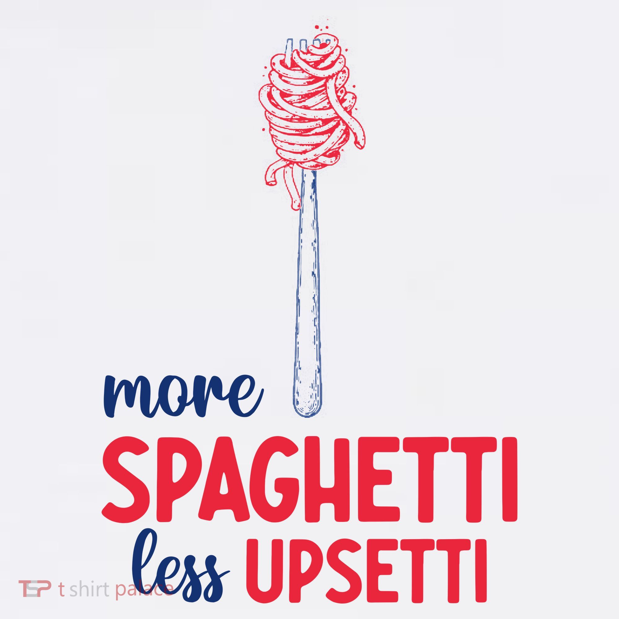 More Spaghetti Less Upsetti Funny Food Meme Apron