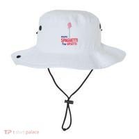 More Spaghetti Less Upsetti Funny Food Meme Bucket Hat thumb 0