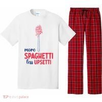 More Spaghetti Less Upsetti Funny Food Meme Pajama Set thumb 0