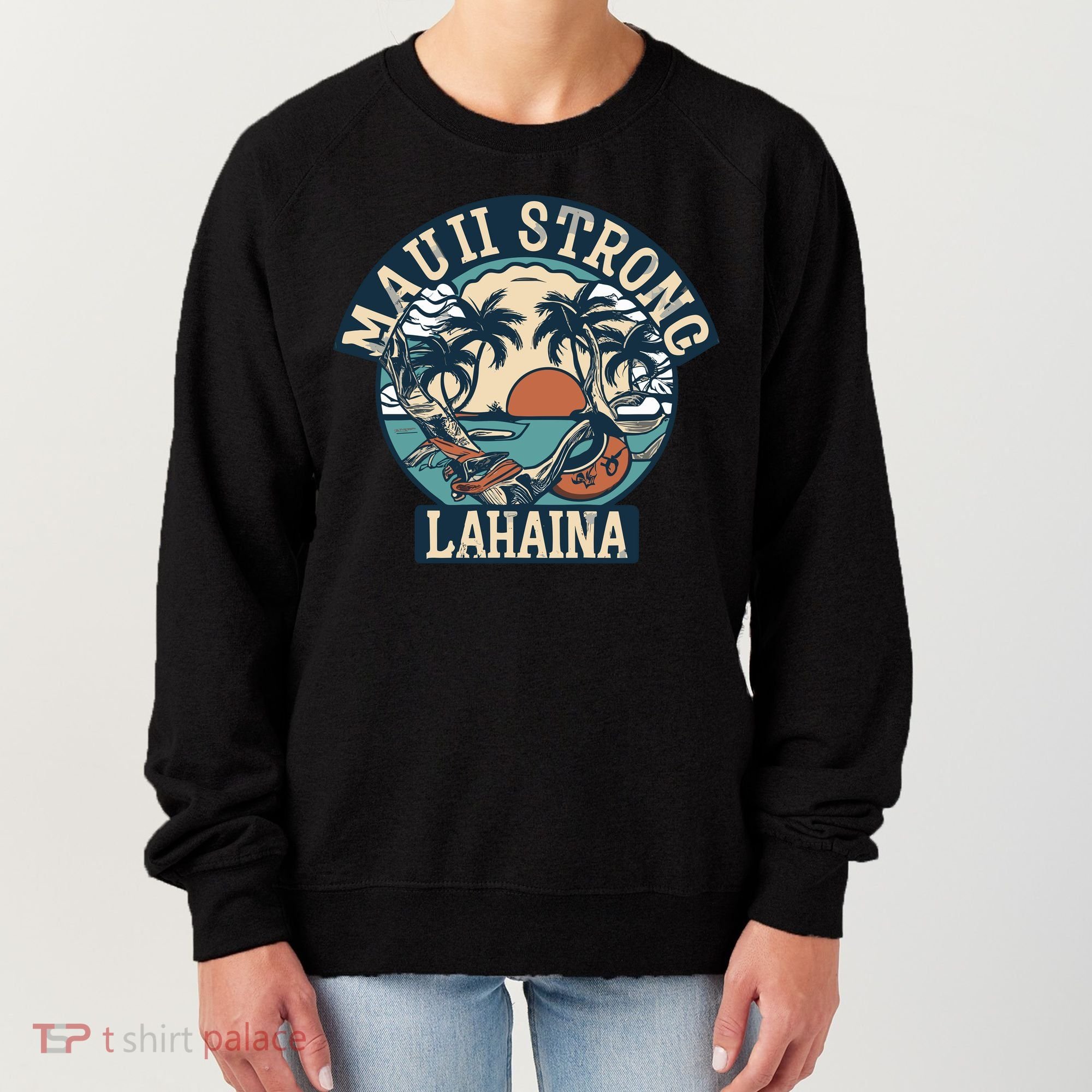 Maui Strong Lahaina Banyan Tree Women's Sweatshirt
