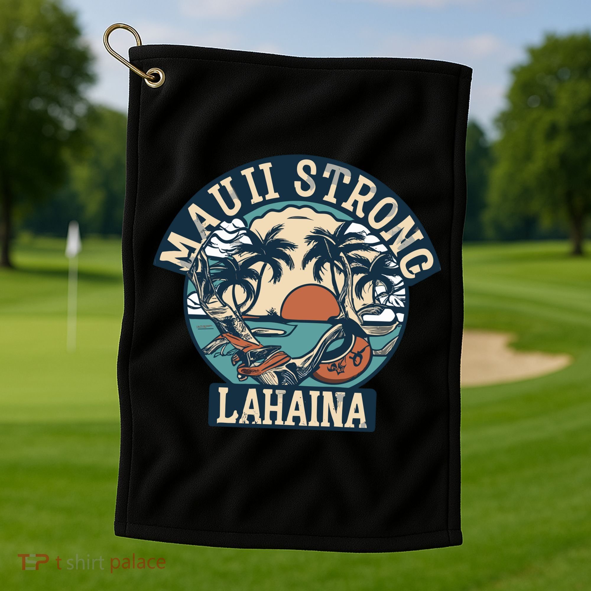Maui Strong Lahaina Banyan Tree Golf Towel