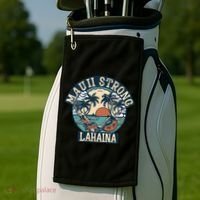 Maui Strong Lahaina Banyan Tree Golf Towel thumb 2