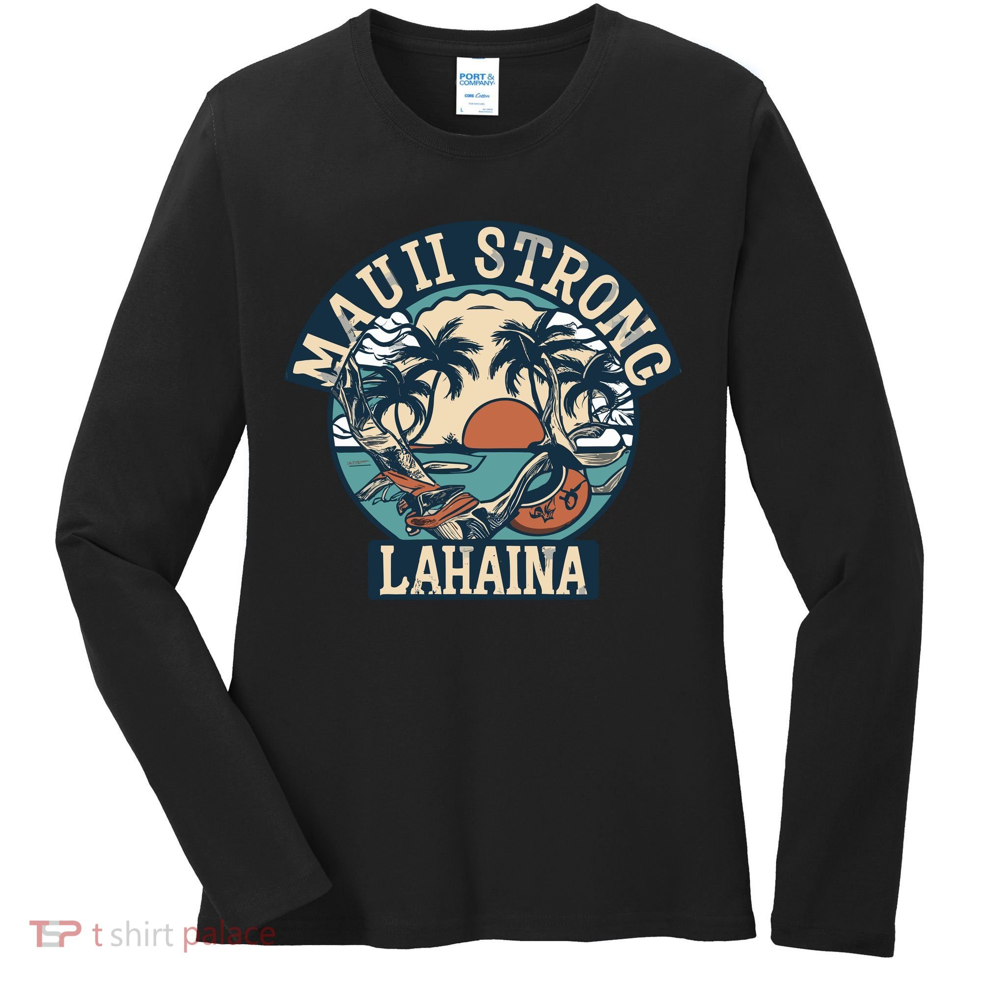 Maui Strong Lahaina Banyan Tree Women's Long Sleeve Shirt