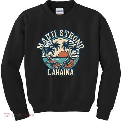 Maui Strong Lahaina Banyan Tree Kids Sweatshirt