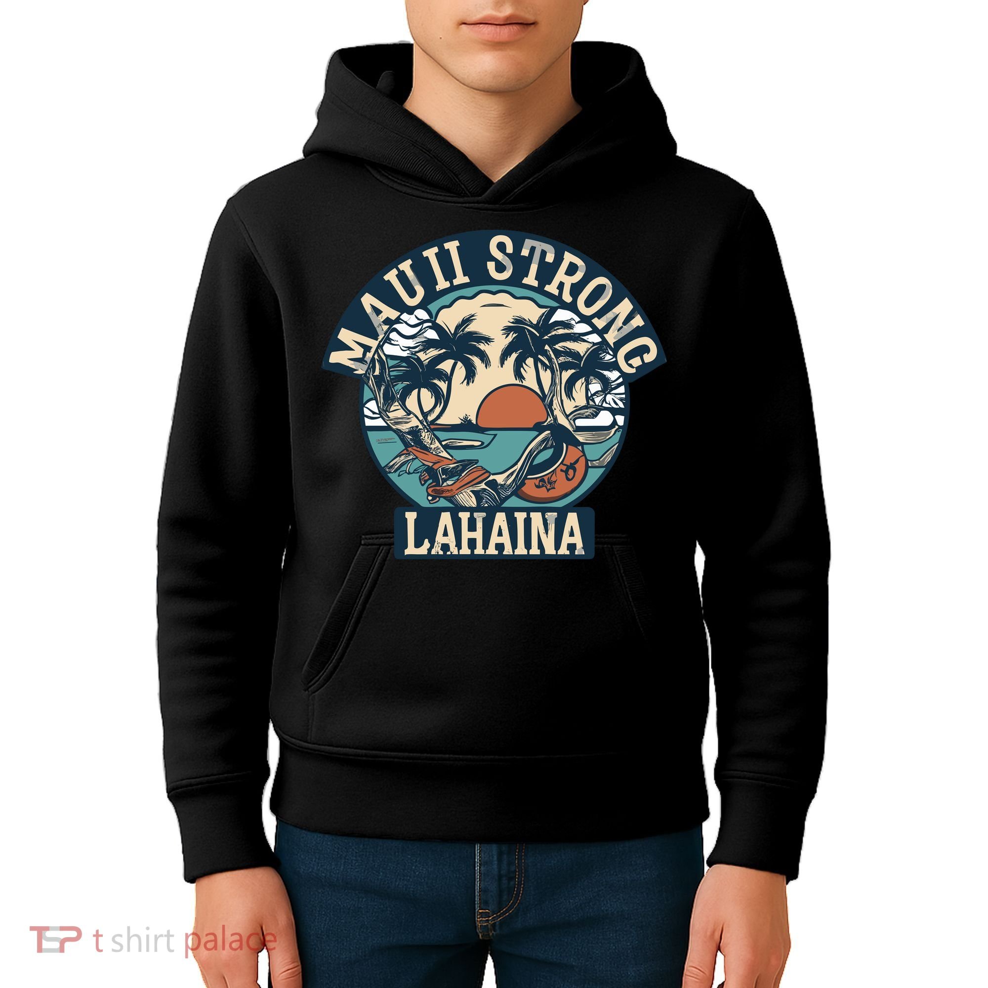Maui Strong Lahaina Banyan Tree Kids Hoodie