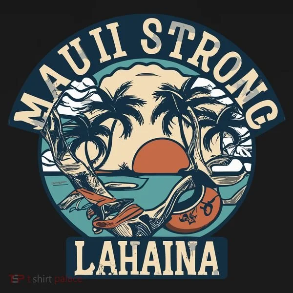 Maui Strong Lahaina Banyan Tree Kids Long Sleeve Shirt