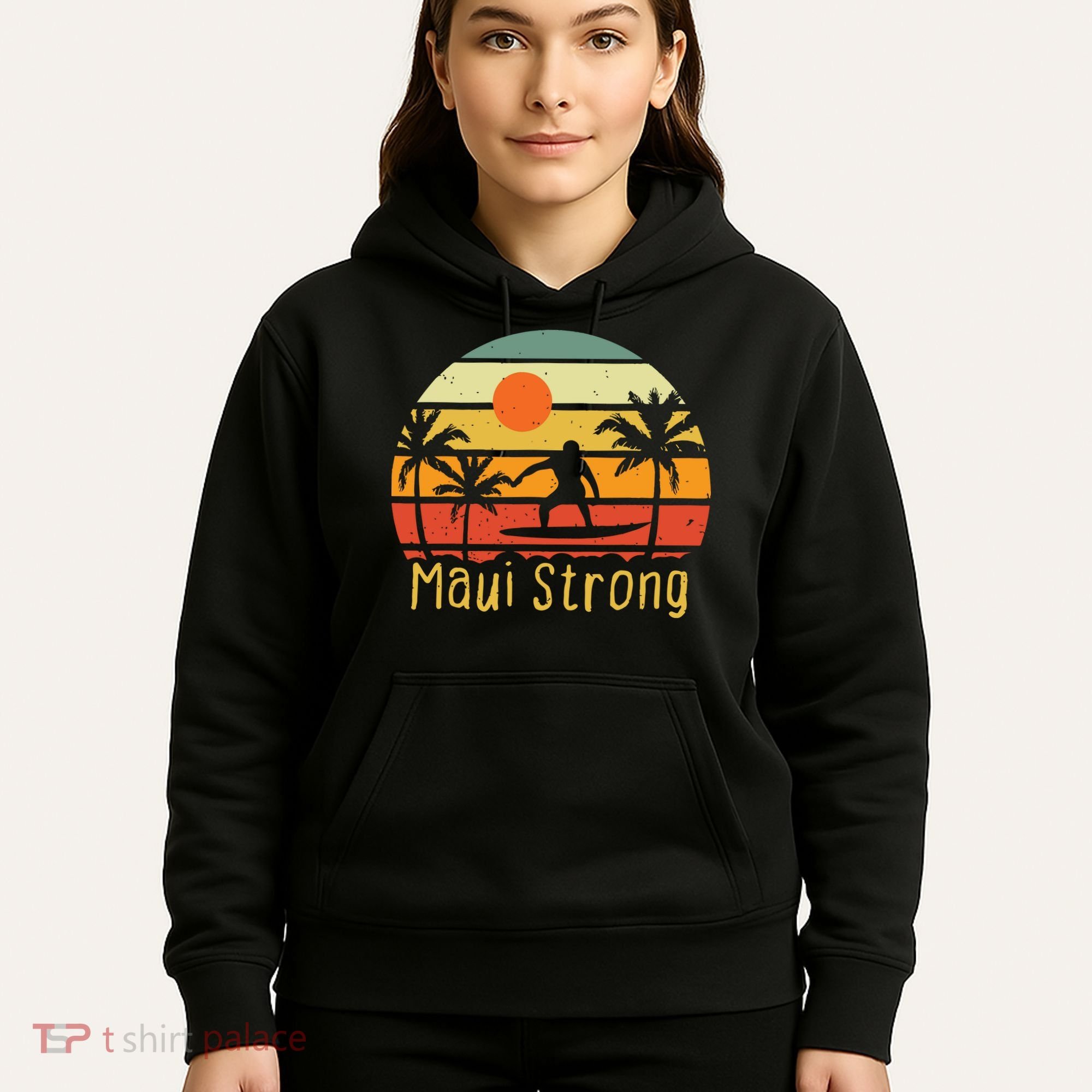 Maui Strong Lahaina Banyan Tree Hawaii Hoodie
