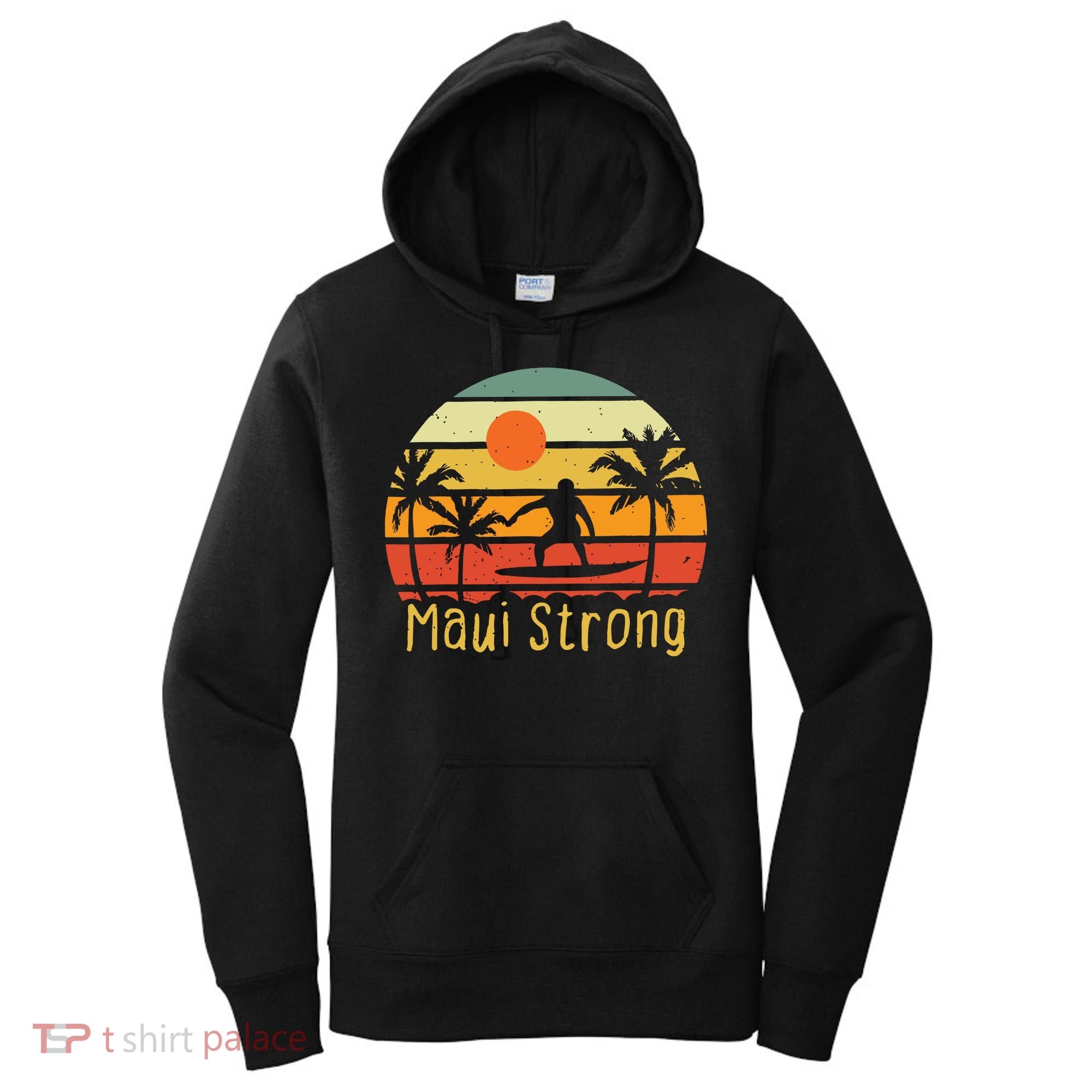 Maui Strong Lahaina Banyan Tree Hawaii Women's Hoodie