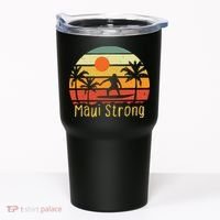 Maui Strong Lahaina Banyan Tree Hawaii Tumbler thumb 0