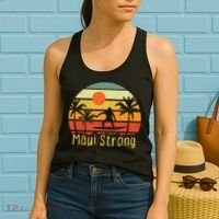 Maui Strong Lahaina Banyan Tree Hawaii Women's Tank Top thumb 2