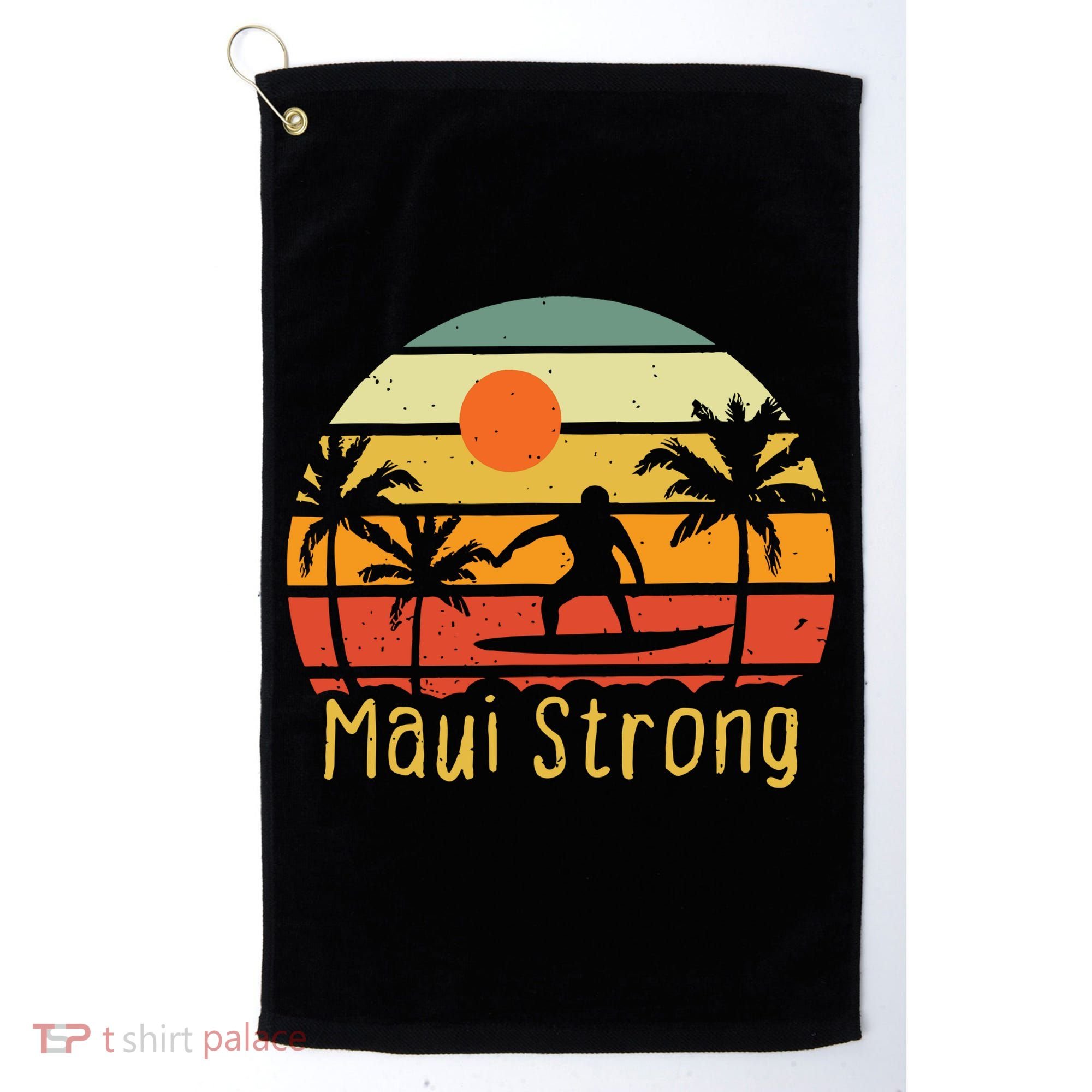 Maui Strong Lahaina Banyan Tree Hawaii Golf Towel