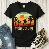 Maui Strong Lahaina Banyan Tree Hawaii Women's T-Shirt thumb 3