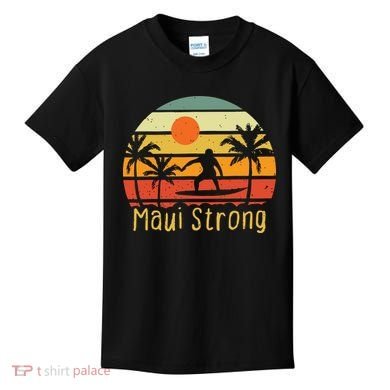 Maui Strong Lahaina Banyan Tree Hawaii Kids T-Shirt