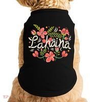 Maui Strong Lahaina Flower Doggie Tank thumb 0