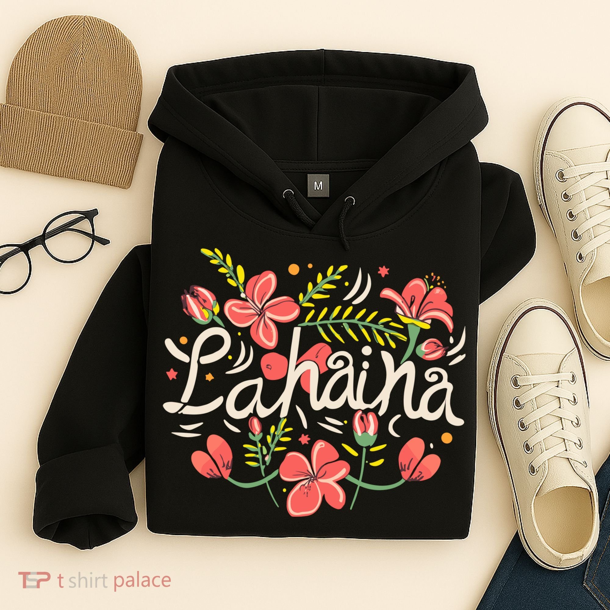 Maui Strong Lahaina Flower Hoodie