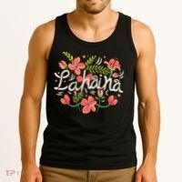 Maui Strong Lahaina Flower Tank Top thumb 3