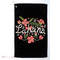 Maui Strong Lahaina Flower Golf Towel thumb 0