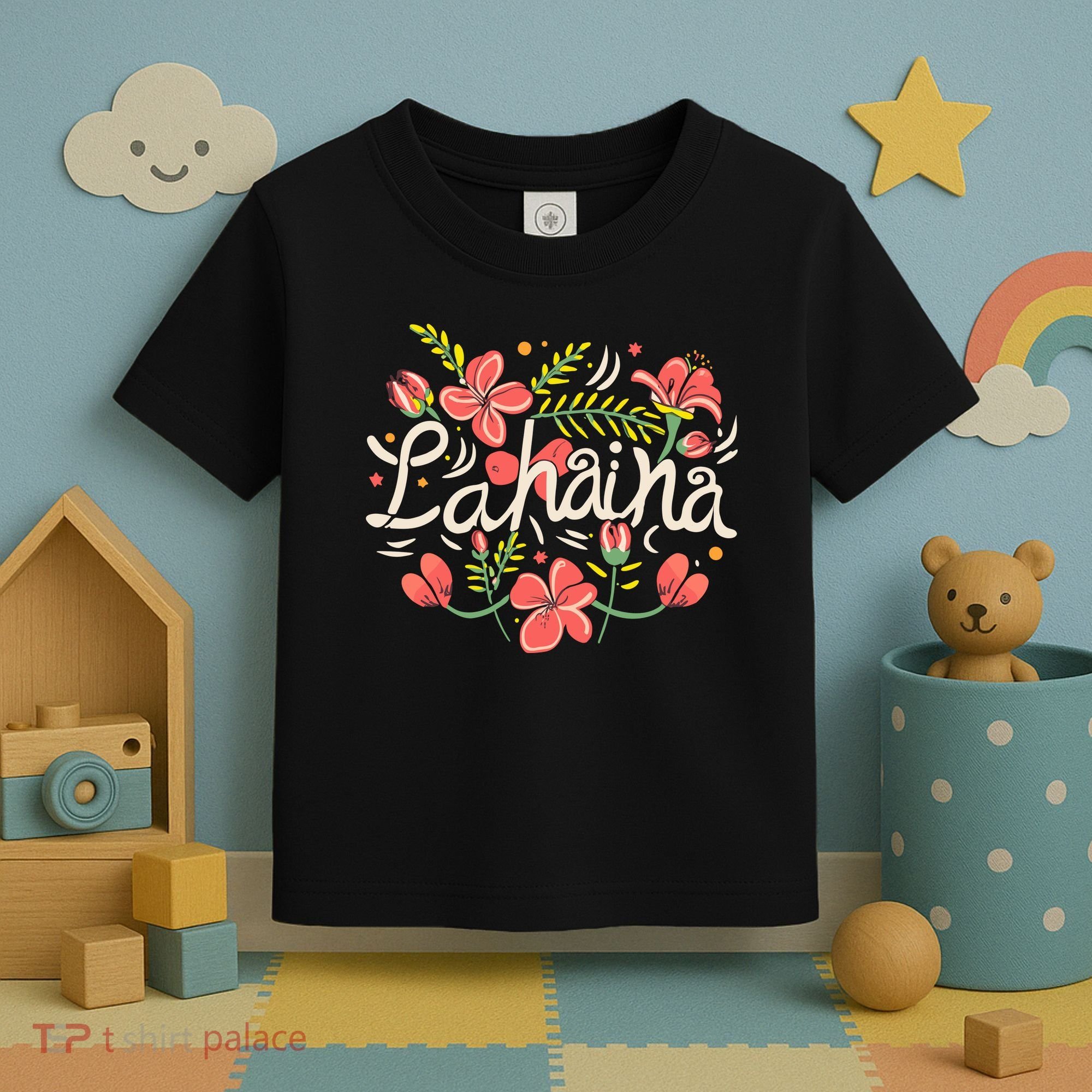 Maui Strong Lahaina Flower Toddler T-Shirt