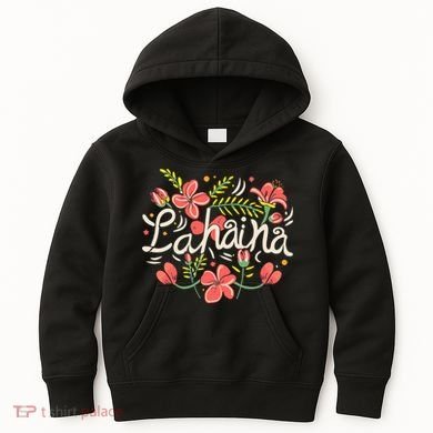 Maui Strong Lahaina Flower Kids Hoodie
