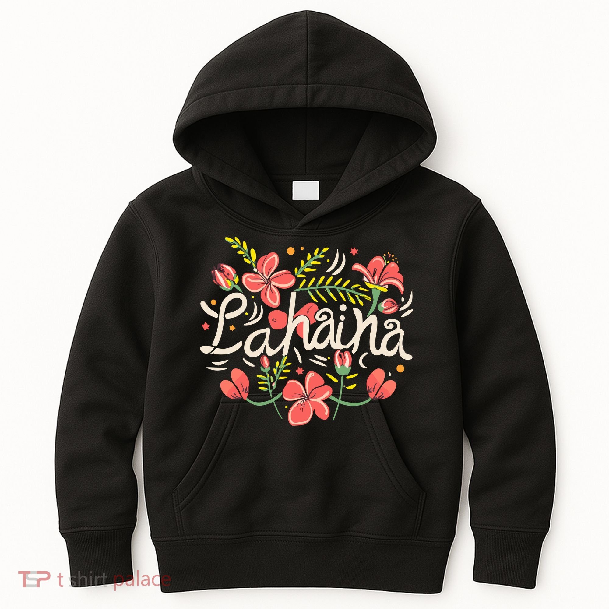 Maui Strong Lahaina Flower Kids Hoodie