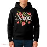 Maui Strong Lahaina Flower Kids Hoodie thumb 4