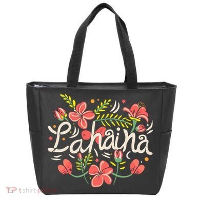 Maui Strong Lahaina Flower Tote Bag
