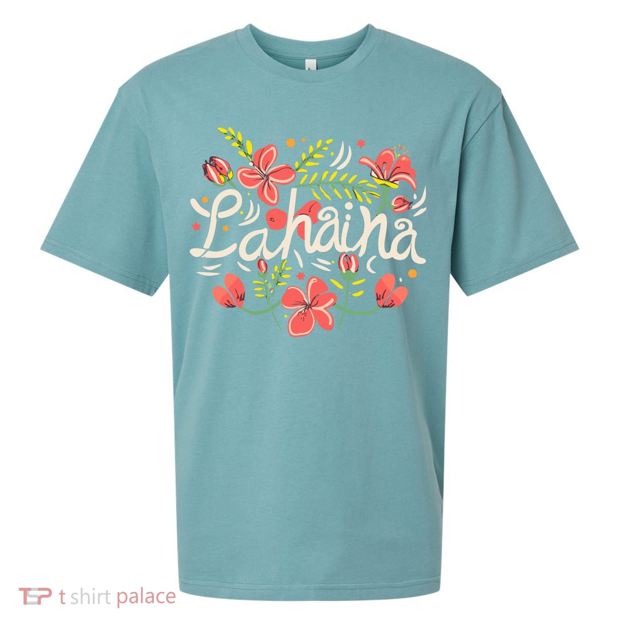 Maui Strong Lahaina Flower Sueded Cloud Jersey T-Shirt