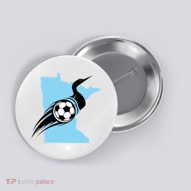 Minnesota Soccer Loon Button