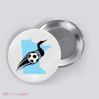 Minnesota Soccer Loon Button