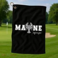 Main Squeeze Lace Lobster Golf Towel thumb 1