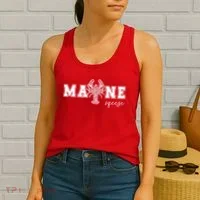 Main Squeeze Lace Lobster Women's Tank Top thumb 2