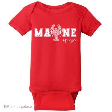Main Squeeze Lace Lobster Baby Bodysuit