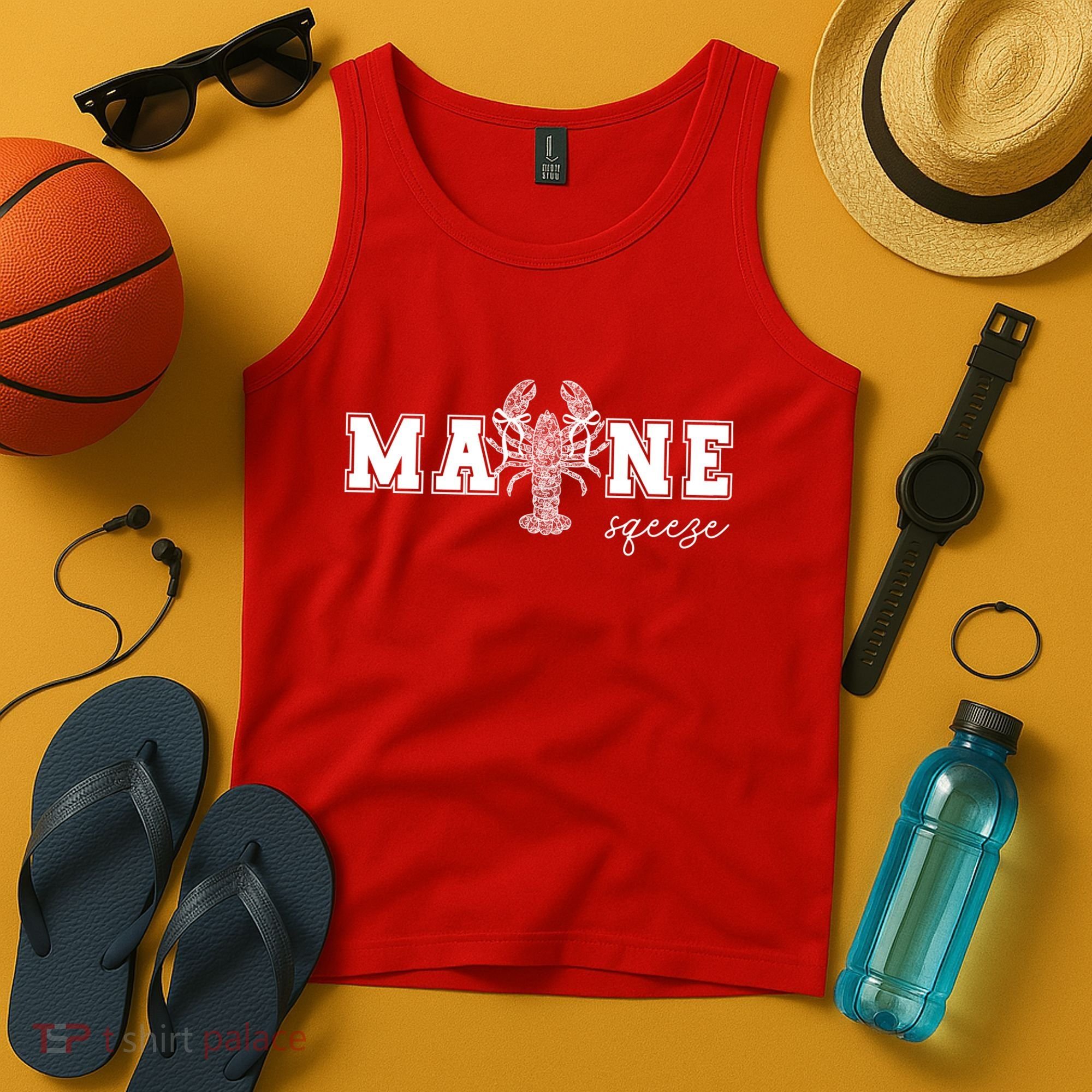 Main Squeeze Lace Lobster Tank Top