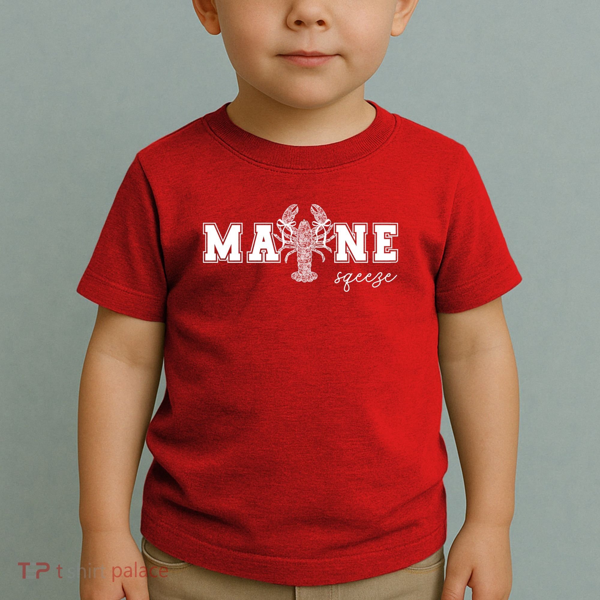 Main Squeeze Lace Lobster Toddler T-Shirt