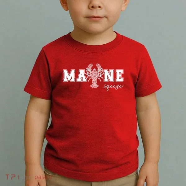Main Squeeze Lace Lobster Toddler T-Shirt