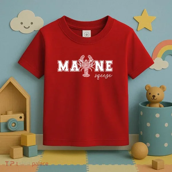 Main Squeeze Lace Lobster Toddler T-Shirt