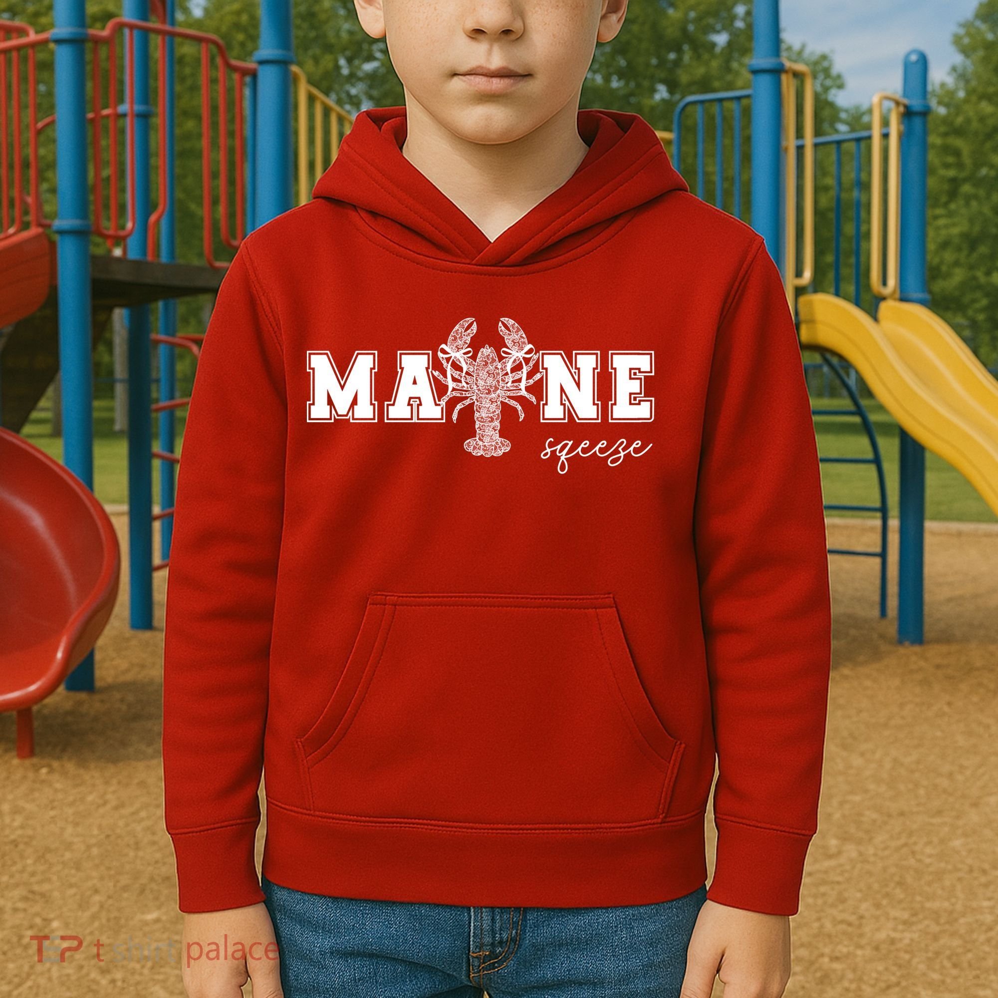Main Squeeze Lace Lobster Kids Hoodie