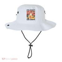 More Spaghetti Less Upsetti Cat Eating Spaghetti Bucket Hat thumb 0
