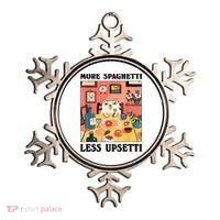 More Spaghetti Less Upsetti Cat Eating Spaghetti Ornament thumb 0