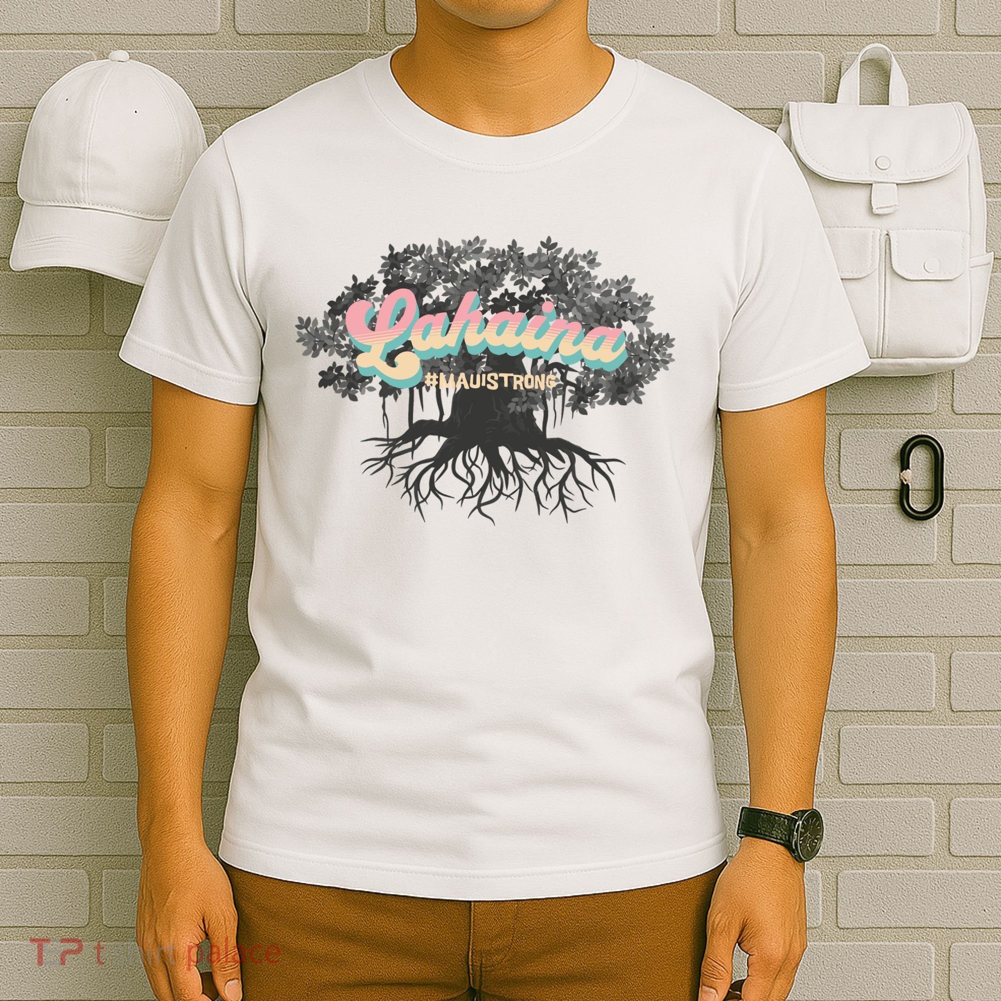 Maui Strong Lahaina Support Banyan Lahaina Hawaii T-Shirt