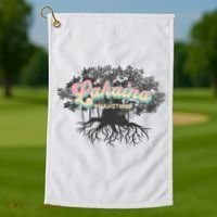 Maui Strong Lahaina Support Banyan Lahaina Hawaii Golf Towel thumb 1