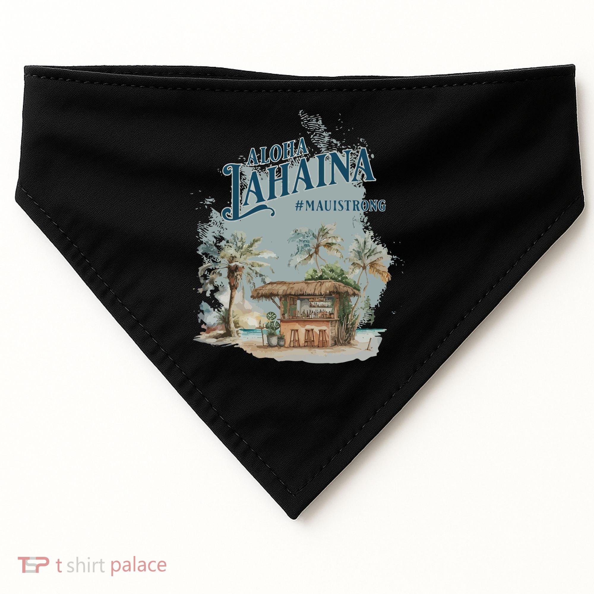 Maui Strong Lahaina Support Lahaina Hawaii USA-Made Doggie Bandana