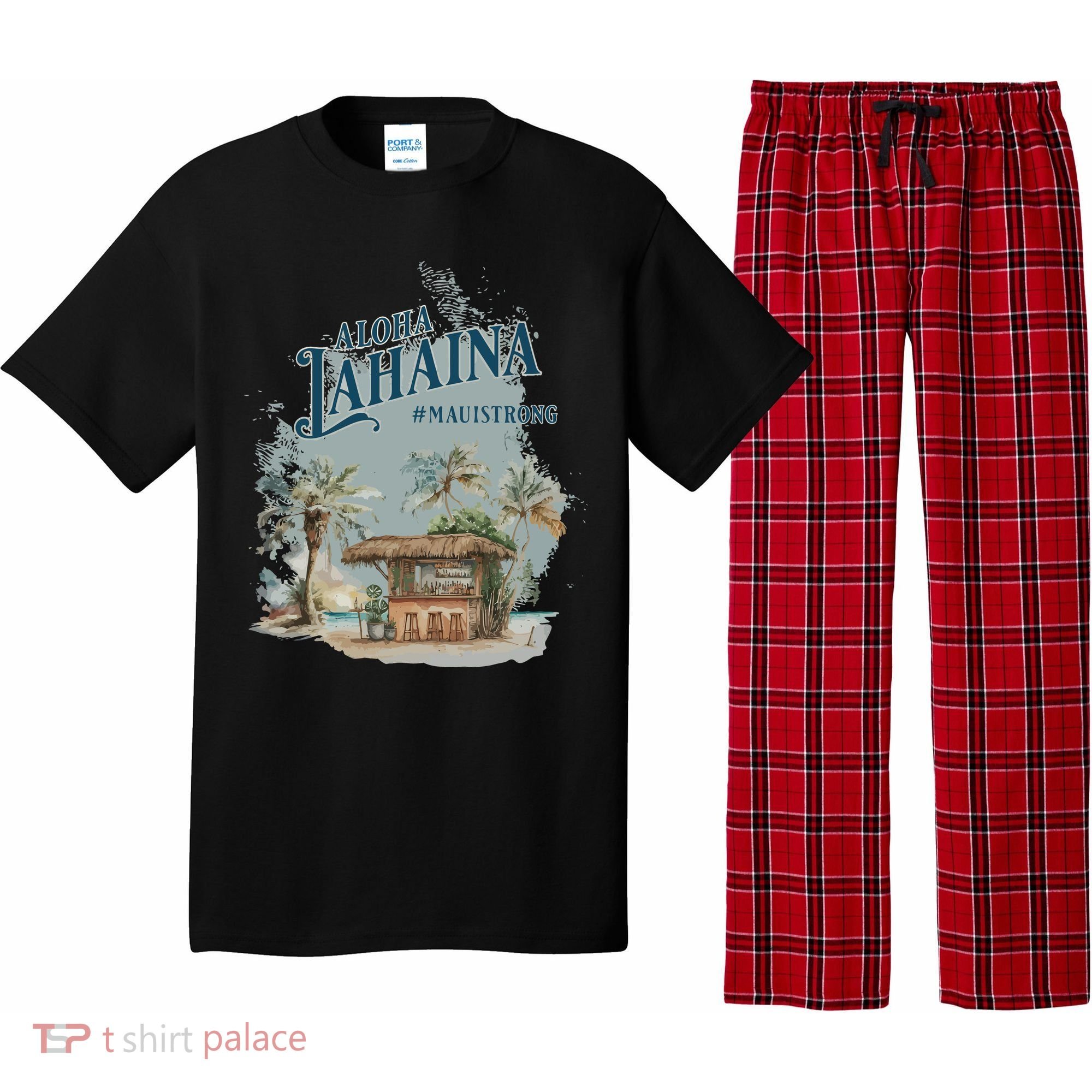 Maui Strong Lahaina Support Lahaina Hawaii Pajama Set
