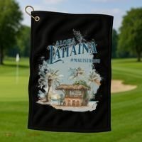 Maui Strong Lahaina Support Lahaina Hawaii Golf Towel thumb 1