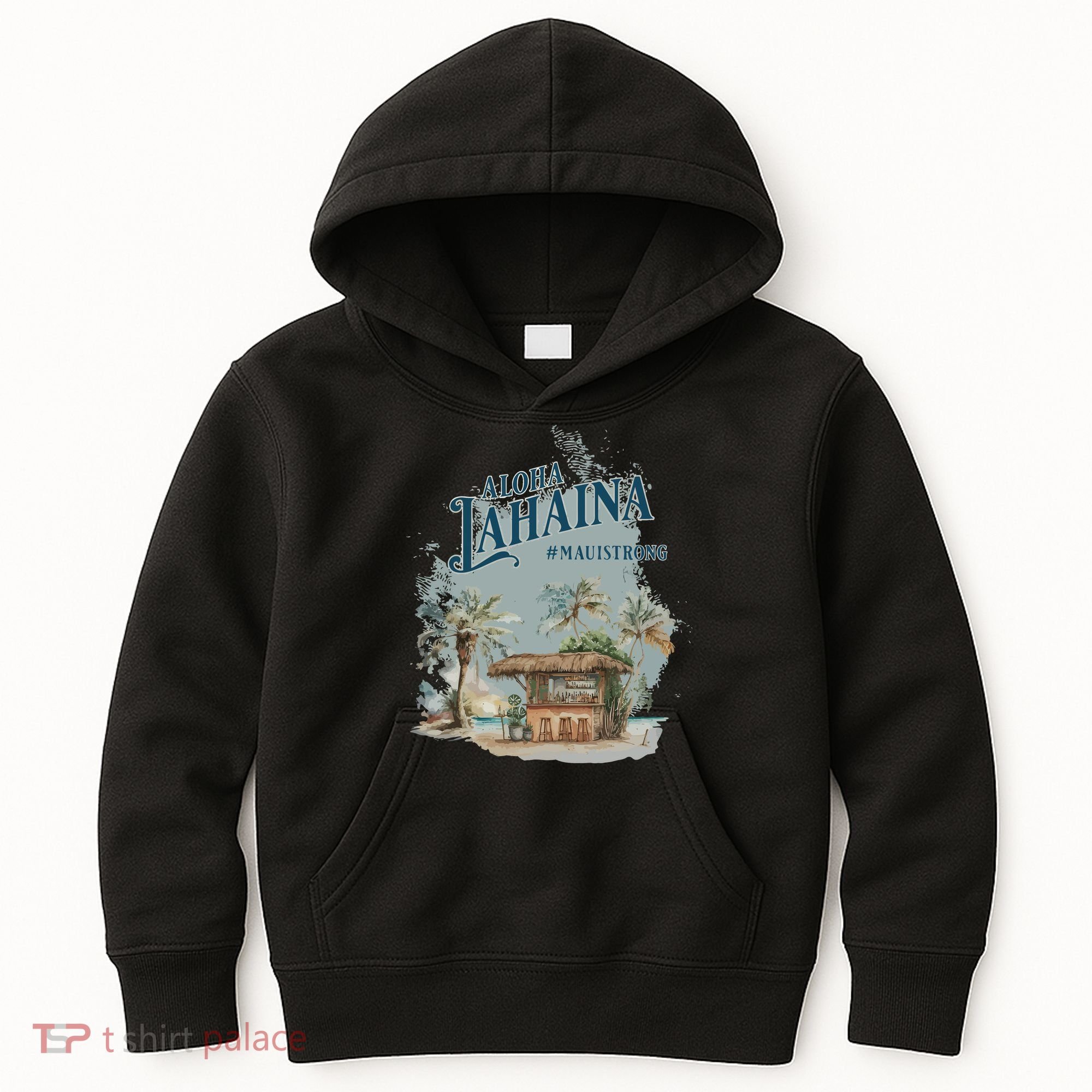 Maui Strong Lahaina Support Lahaina Hawaii Kids Hoodie